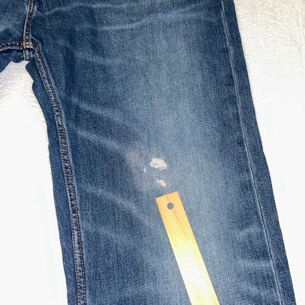 Levi's 505 Regular Fit Jeans Mens 40x32 Blue Denim Straight Leg Work Casual